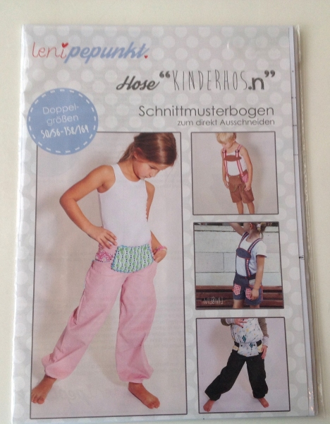 Leni P.Punkt Schnittmuster Hose "Kinderhos.n" Gr. 50/56-158/164