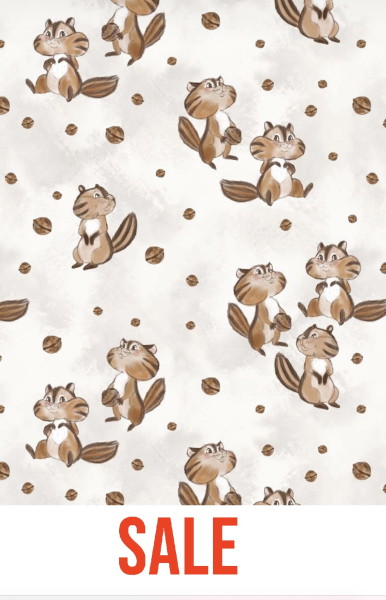 SALE - Alpenfleece digital toff Chupmunks
