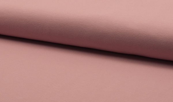Baumwolljersey uni alt rosa