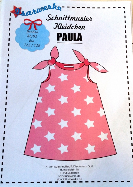 Papierschnittmuster Kleidchen Paula