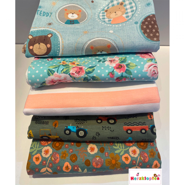 Jersey und French Terry Rest-Stoffpaket-