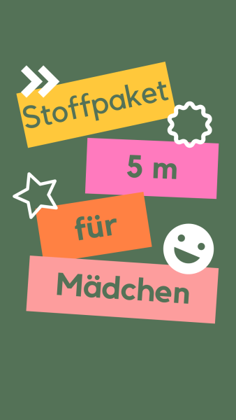 5 m STOFFPAKET FÜR MÄDCHEN