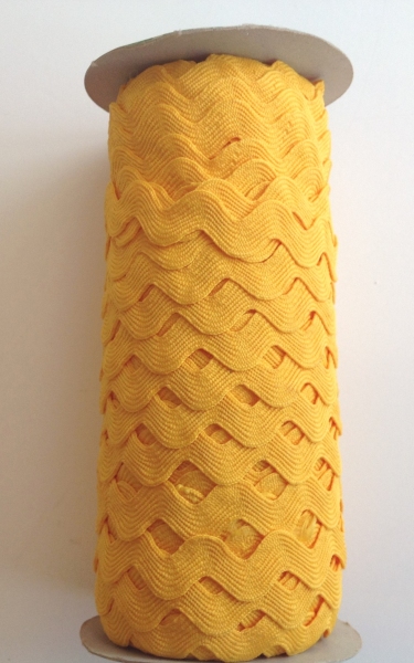 3 m Zackenlitze sonnengelb 15 mm