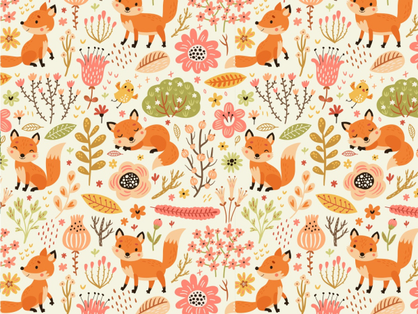 Baumwolljersey Sweet Fox