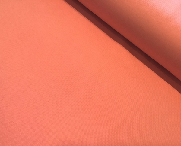 Baumwolljersey uni coral