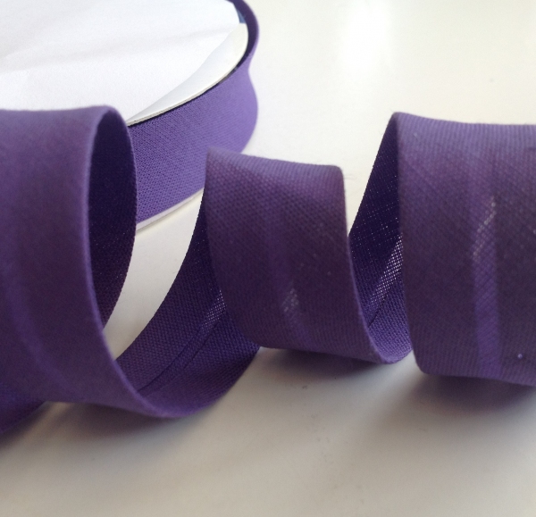 3 m Schrägband lila 18 mm