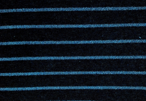 Jersey dunkelblau mit Glitzer Streifen