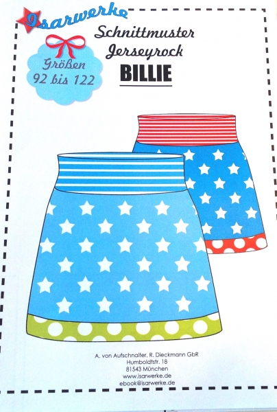 Papierschnittmuster Jerseyrock Billie