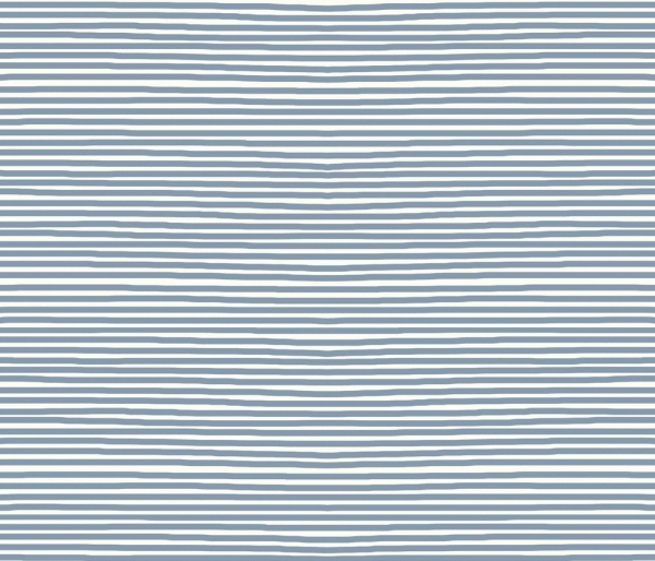 AVALANA Jersey Streifen jeansblau-weiss