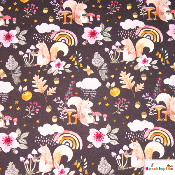 French Terry - autumn cute -