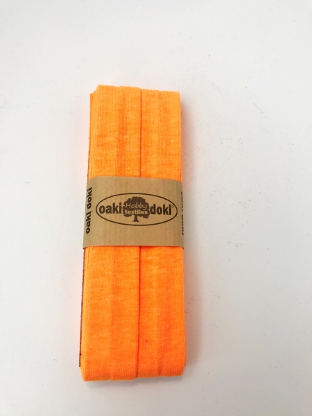 3 m Jersey Schrägband - oaki doki - orange