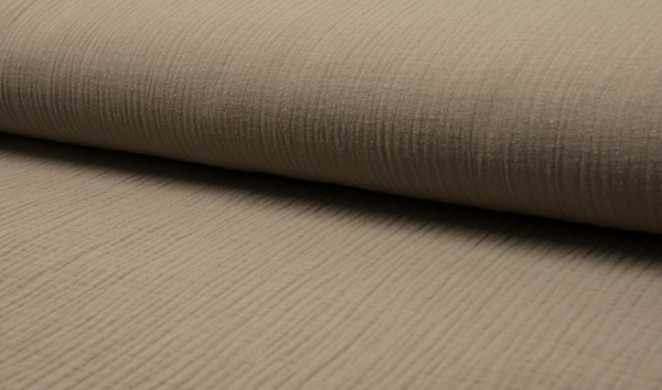 Baumwoll Musselin - sand
