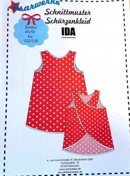 Papierschnittmuster Schürzenkleid Ida