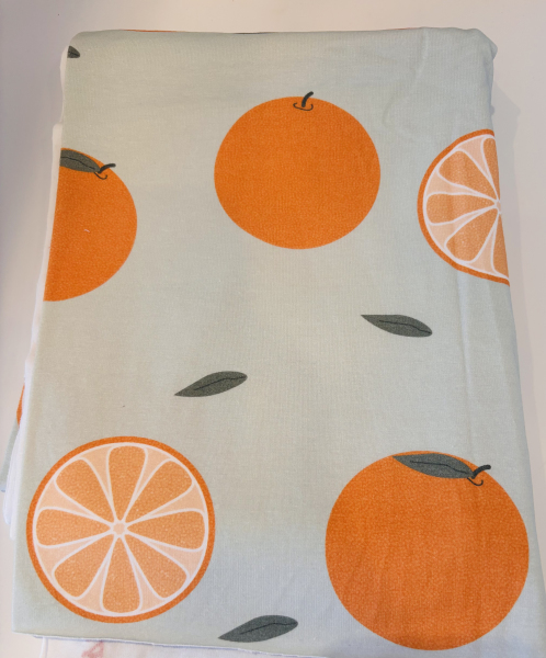 Lillestoff Bio Jersey Reststück Orangen