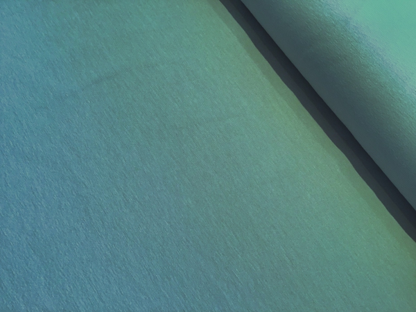 Baumwolljersey uni dusty aqua