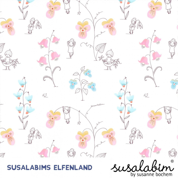 Lillestoff Musselin - Elfenland- Susalabim-