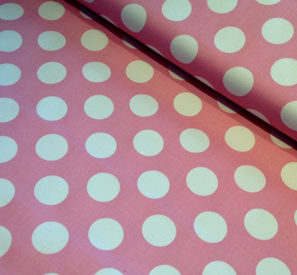 Big 60's Baumwollstretch Hilco Dots rosa