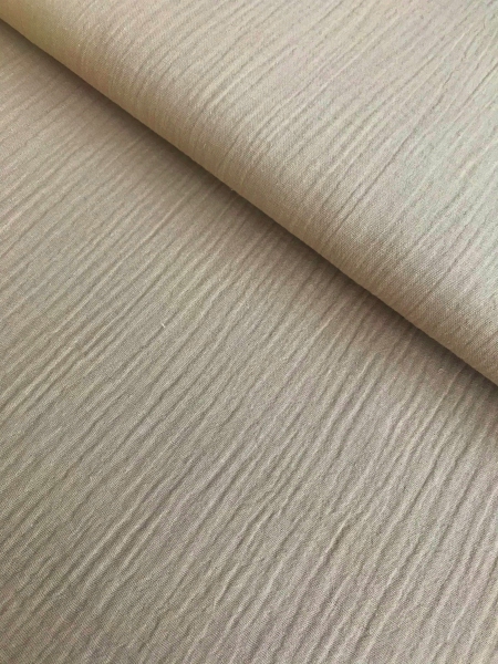Baumwoll Musselin - sand-