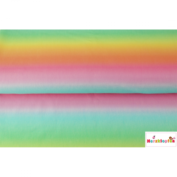 Jersey - Regenbogen-Farben digital