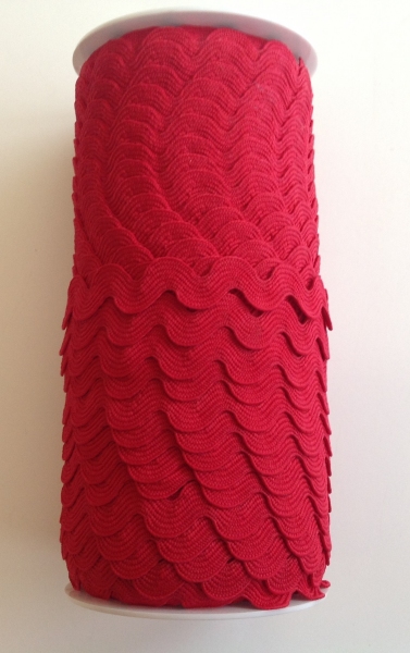 3 m Zackenlitze rot 15 mm