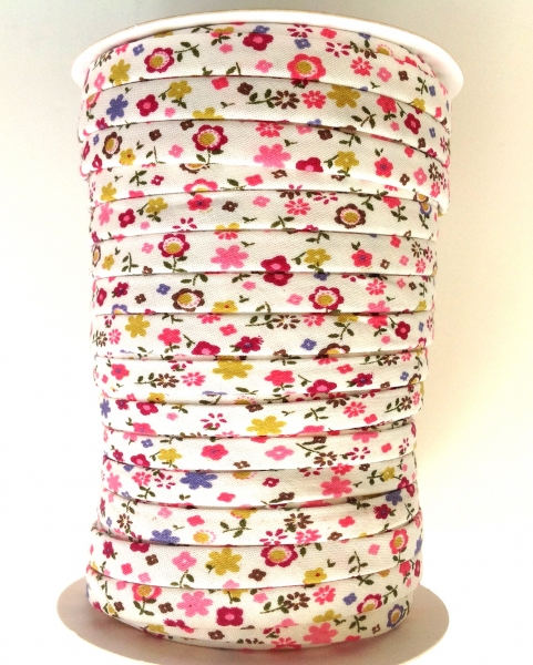 3 m Spaghetti Band mit kleinen Blumen