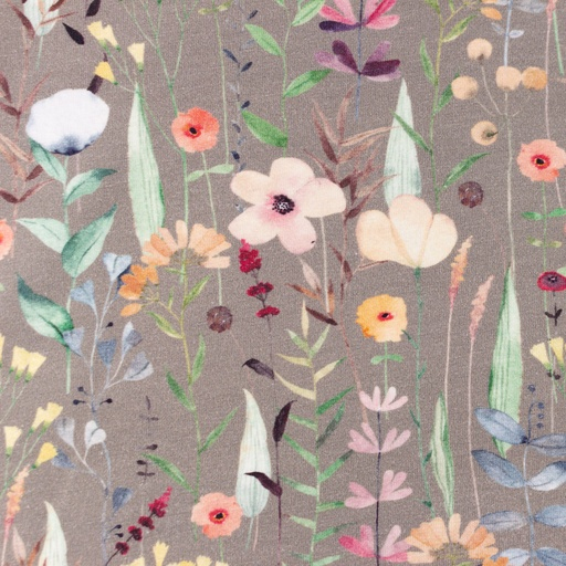 Jersey - Digital Printed Wild Flowers